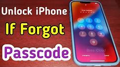 How To Unlock iPhone If Forgot Passcode | Unlock iPhone Without Passcode | How To Password Lock