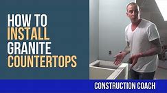 How to Install Granite Countertops - DIY