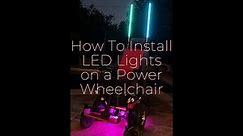 How To Install LED Lights on a Wheelchair