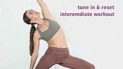 25 Min Power Yoga - Tune In & Reset Intermediate Workout - Gayatri Yoga