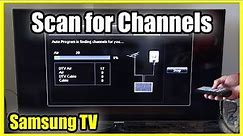 How to Scan for Channels on Samsung TV (Auto Program Air, Antenna & Cable)