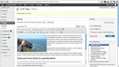 Using Wordpress Templates
