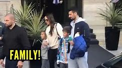 Novak Djokovic together with Stefan, Tara and his wife Jelena! | ATP Finals