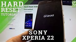 Hard Reset SONY Xperia Z2 D6502 - Factory Reset by Secret Code