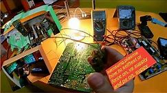 samsung plasma power supply board ,how to selftest or force on. ps on supply and vs supply