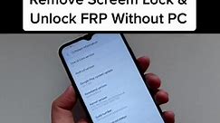 Samsung Galaxy A03 - Remove Screem Lock & Unlock FRP Without PC#android #ios #frp #unlock #xuhuong #xuhuong #unlockgmail