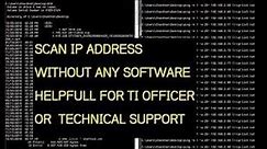 How to scan all IP Addresses in your LAN without any software | How To Find all device's IP With CMD