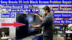 sony led tv display problem | #sony led tv black screen problem | sony #led tv no display only sound