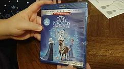 Olaf's Frozen Adventure Blu-ray Unboxing