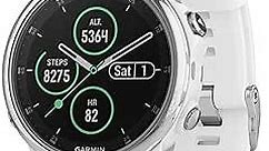 Garmin fenix 5S Plus, Smaller-Sized Multisport GPS Smartwatch, Features Color Topo Maps, Heart Rate Monitoring, Music and Contactless Payment, White/Silver