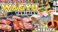 All You Can Eat Wagyu Yakiniku Restaurant in Shibuya Tokyo / Japan Travel Vlog
