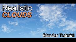 How to Make Realistic Clouds in Blender (100% PROCEDURAL!)
