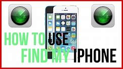 How To Use Find My iPhone To Locate Your Lost Device - Find My iPhone Tutorial