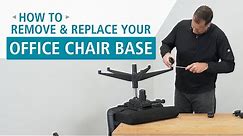 How to Remove & Replace a Five Star Office Chair Base