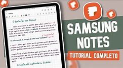 Samsung Notes [TUTORIAL] Como Usar o Samsung Notes Passo a Passo