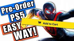 PS5 Pre Order How To Get One 2021 Restock - Secret Buying Tips!