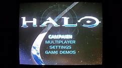 How Halo looked on my CRT TV - Recorded in 4K 60 FPS - Title Screen/Opening Sequence