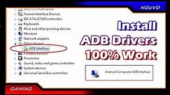 How to Install ADB Interface Driver for Windows using any Phone