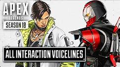 *FULL* NEW REVENANT Interaction Voicelines - Apex Legends Season 18