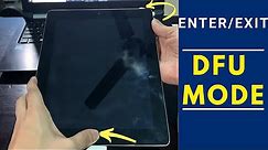 DFU Mode on iPad | How to Enter and Exit DFU Mode