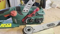 Qualcast Chainsaw 40cm / 16” Changing a chain on a chainsaw