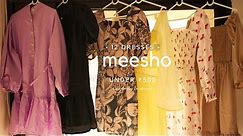 HUGE Meesho Dresses Haul Under 500 | Casual, Party & Trendy Dresses