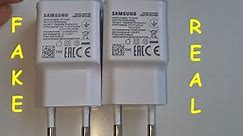 Samsung fast charger real vs fake. How to spot original Samsung phone charger