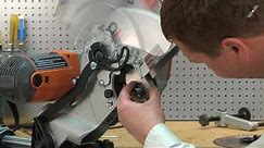 Rigid Miter Saw Repair - How to Replace the Arbor Assembly