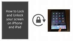 How to lock and unlock your iPhone / iPad screen