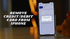 How to Remove Payment Method from iphone | Remove Credit/Debit Card from Your Apple ID