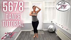 5678 DANCE tutorial (Steps) | Dance with Zoe Francesca