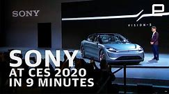 Sony at CES 2020 in 9 minutes