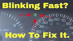 why is my turn signal blinking fast and how to fix it