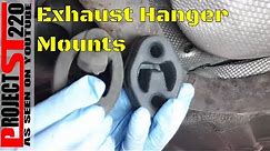 How to replace exhaust hanger mounts