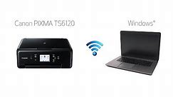 Setting up Your Wireless Canon PIXMA TS6120 - Manual Connect with a Windows Computer