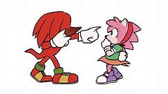 Classic Amy Meets Classic Knuckles - Sonic the Hedgehog Comic Dub