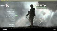HWO TO ENABLE CONSOLE IN CALL OF DUTY 4