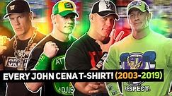 Every John Cena T-Shirt (2003-2019)