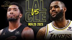 Los Angeles Lakers vs Cleveland Cavaliers Full Game Highlights | Nov 25, 2023 | FreeDawkins