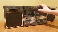 Sharp GF-800H(D) - Amazing find! Vintage boombox from 80's