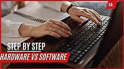 Hardware vs Software//by HA computer studies