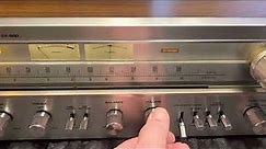Pioneer SX-650 Stereo Receiver Demo