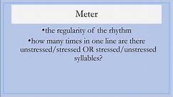How to Identify Rhythm and Meter in Poetry
