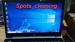 How to clean laptop display inside