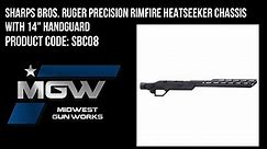 Sharps Bros. Ruger Precision Rimfire Heatseeker Chassis with 14" Handguard - Part# SBC08