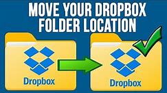 How to Move Your Dropbox Folder to a New Location on Your PC