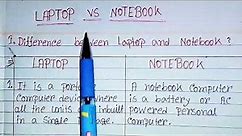 Difference between laptop and notebook|laptop vs notebook|notebook vs laptop|laptop|notebook.