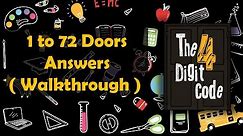 4 Digit Code Answers | Escape Room The 4 digti code game walkthrough