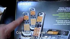 Uniden Digital Cordless phone system with DECT 6.0