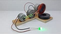 100% Self Running Free Energy Mobile Phone Charging generator With Dc Motor and magnet